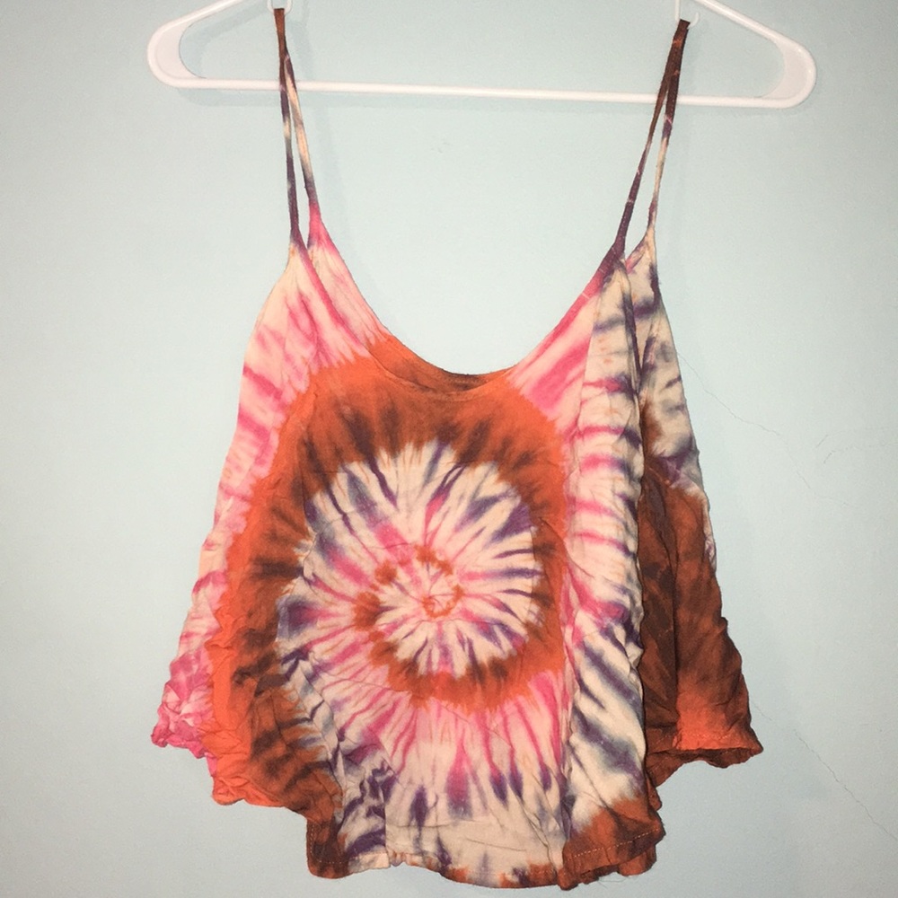 MADE IN THAILAND Tie Die Crop Top